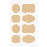 Paper Poetry Kraftpapier Sticker Etiketten